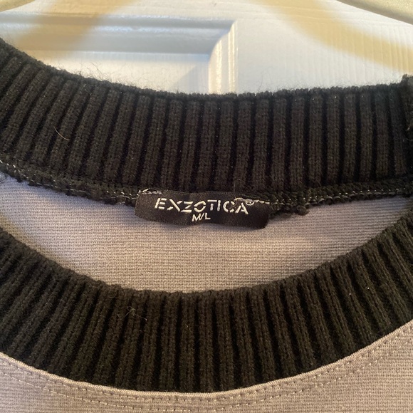 Faded Glory Gray and Black Tunic Dress - Picture 3 of 3